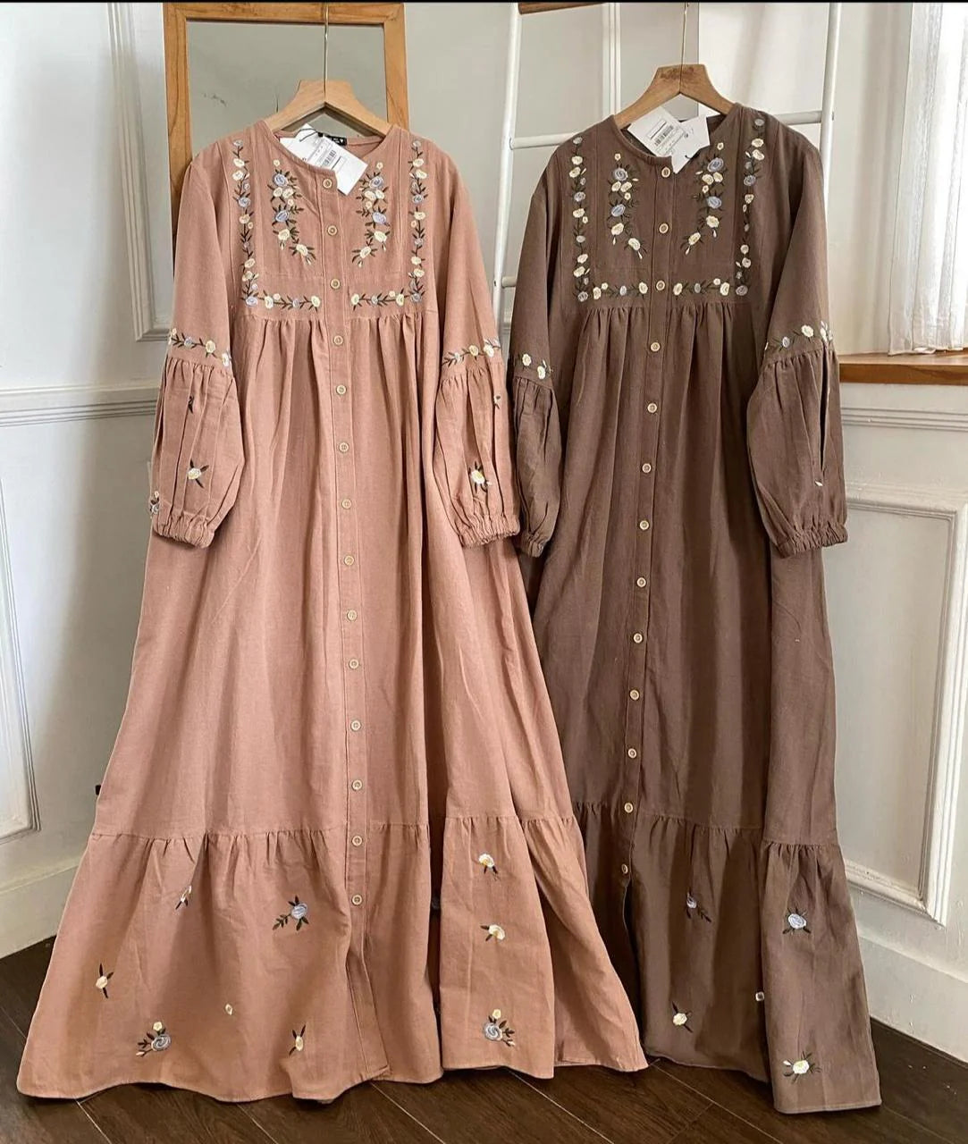 Zamda Full Embroidered Stitched Frock