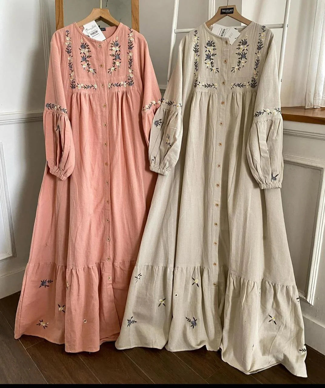 Zamda Full Embroidered Stitched Frock