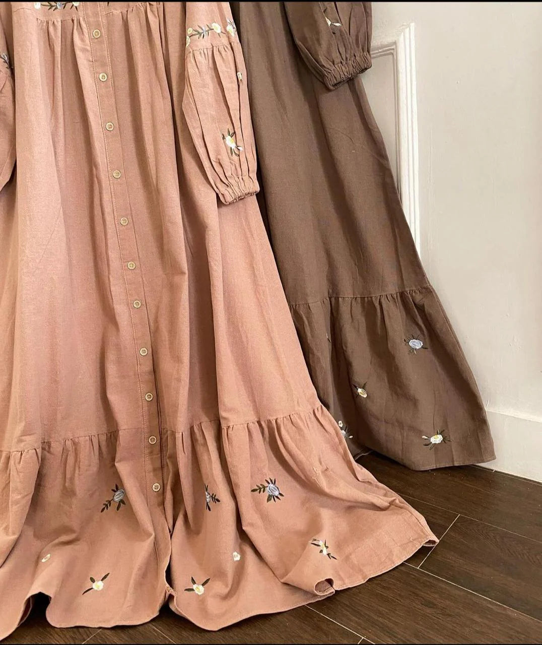 Zamda Full Embroidered Stitched Frock